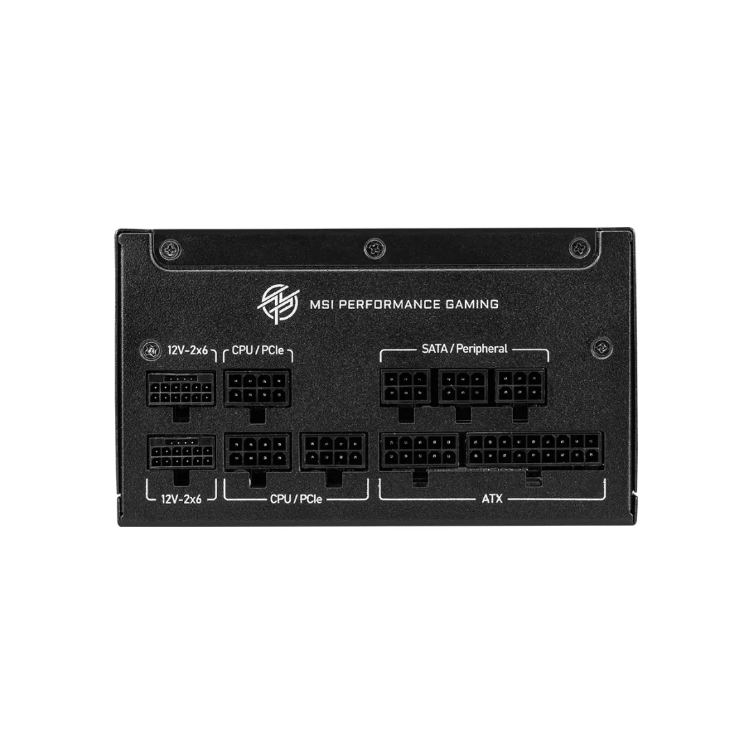 MSI MPG A1250GS PCIe5 1250W 80+ Gold Full Modular Power Supply - Image 2