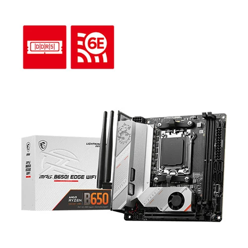 MSI MPG B650I Edge WiFi DDR5 Mini-ITX AM5 Motherboard