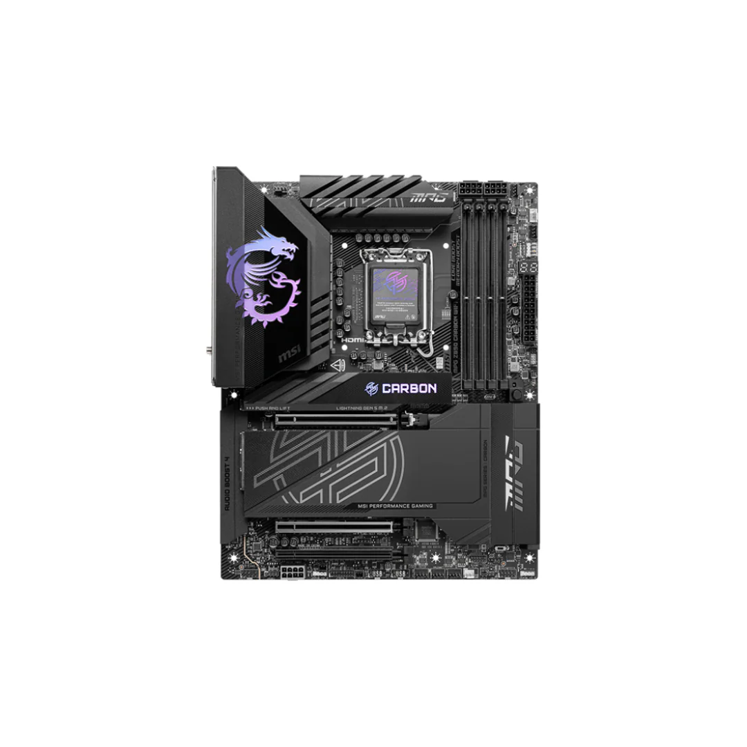 MSI MPG Z890 Carbon WiFi 4*D5 ATX LGA1851 Motherboard - Image 2