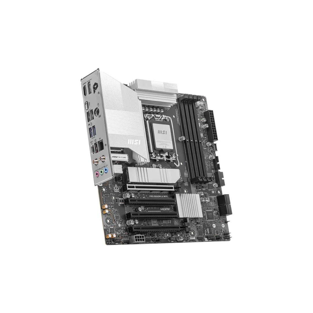 MSI Pro B860M-A WiFi 4*D5 mATX LGA1851 Motherboard - Image 3