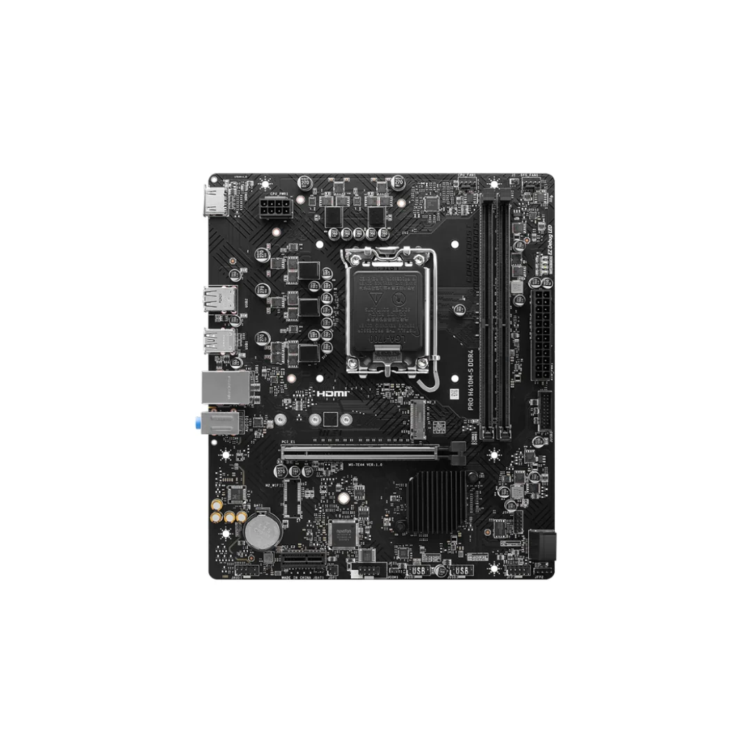 MSI Pro H610M-S DDR4 (LGA 1700) Motherboard - Image 2