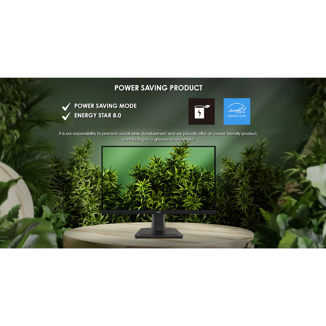 MSI Pro MP225V 21.5" VA 100Hz FHD 1920x1080 1ms MPRT Business & Productivity Monitor - Image 4