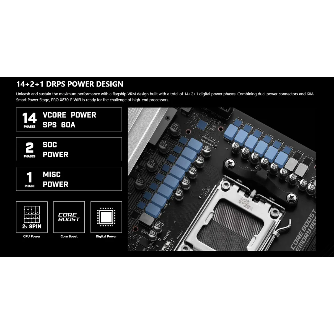 MSI Pro X870-P WiFi DDR5 ATX AM5 Motherboard - Image 4