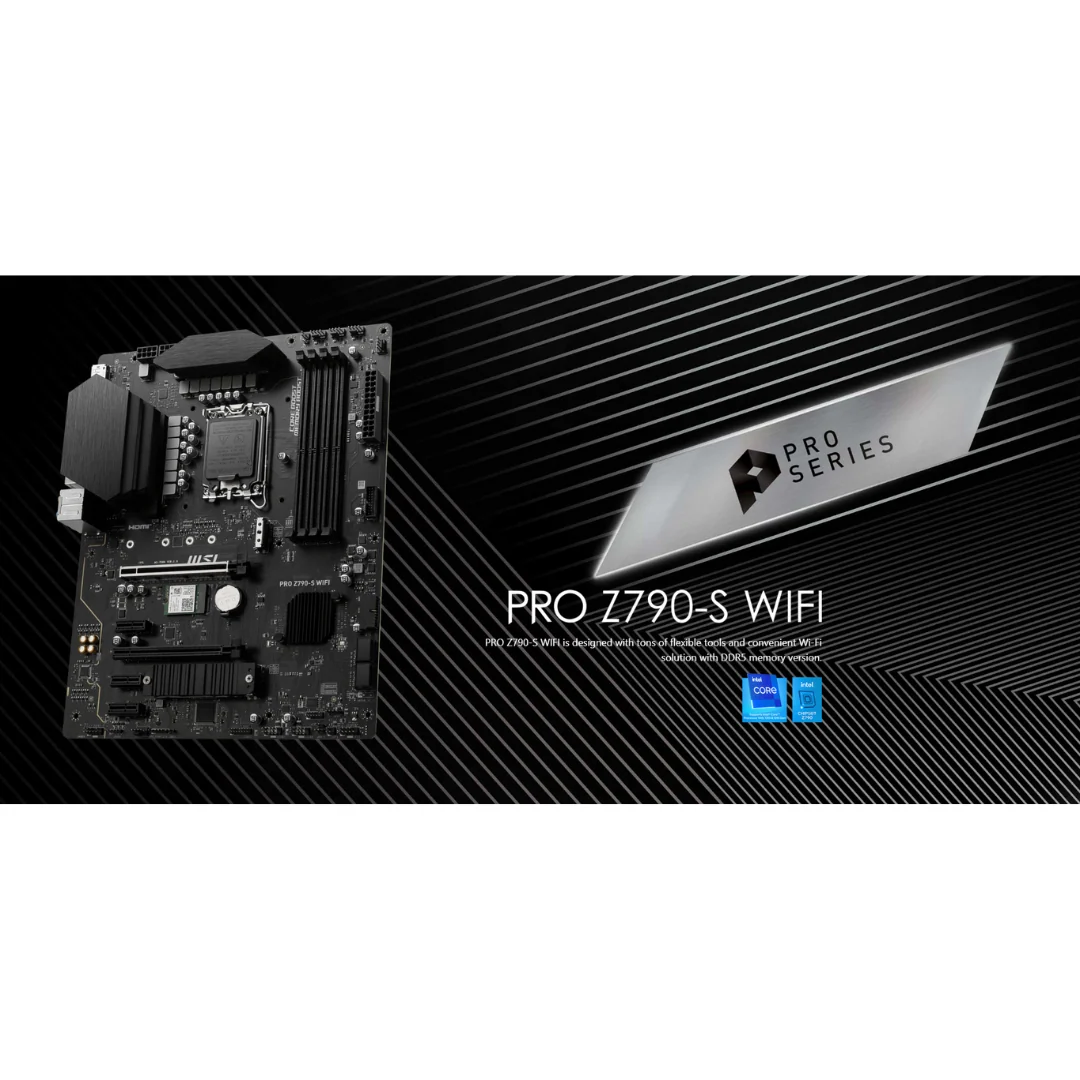 MSI Pro Z790-S WiFi 4*DDR5 (LGA 1700) Motherboard - Image 4