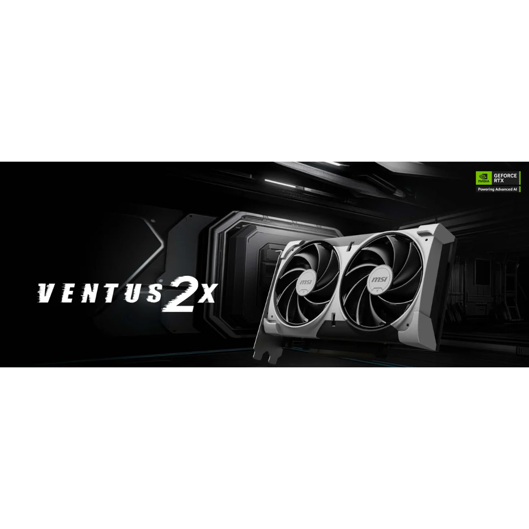 MSI RTX 5060 Ventus 2X Black 8GB OC 912-V537-017 - Image 4