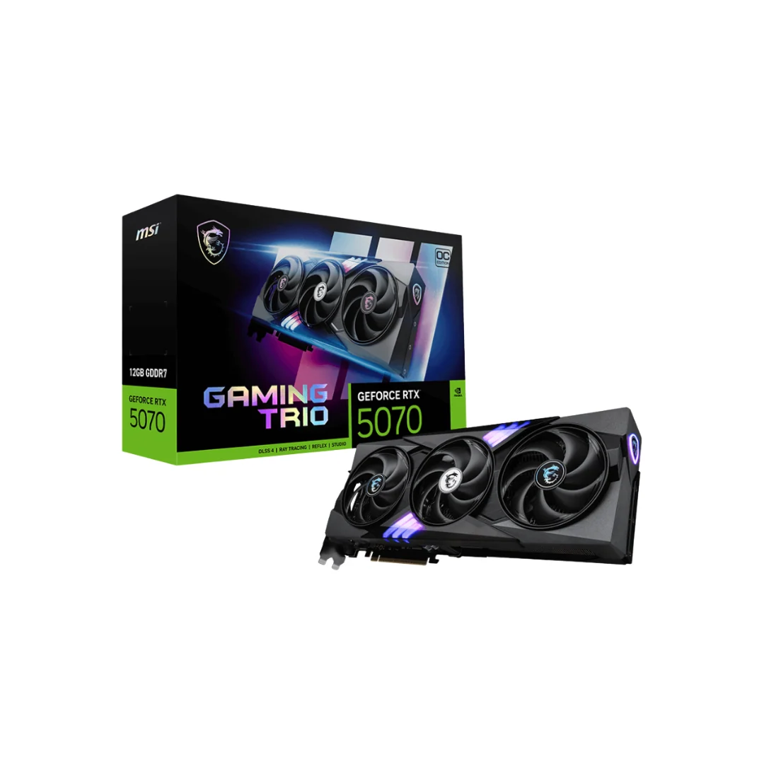 MSI RTX 5070 Gaming Trio OC 12GB GDDR7 Graphics Card
