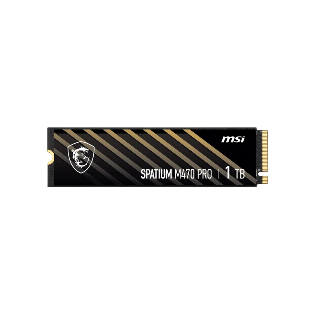 MSI Spatium M470 Pro 1TB M.2 PCIe4.0 NVMe 3D NAND Flash Solid State Drive