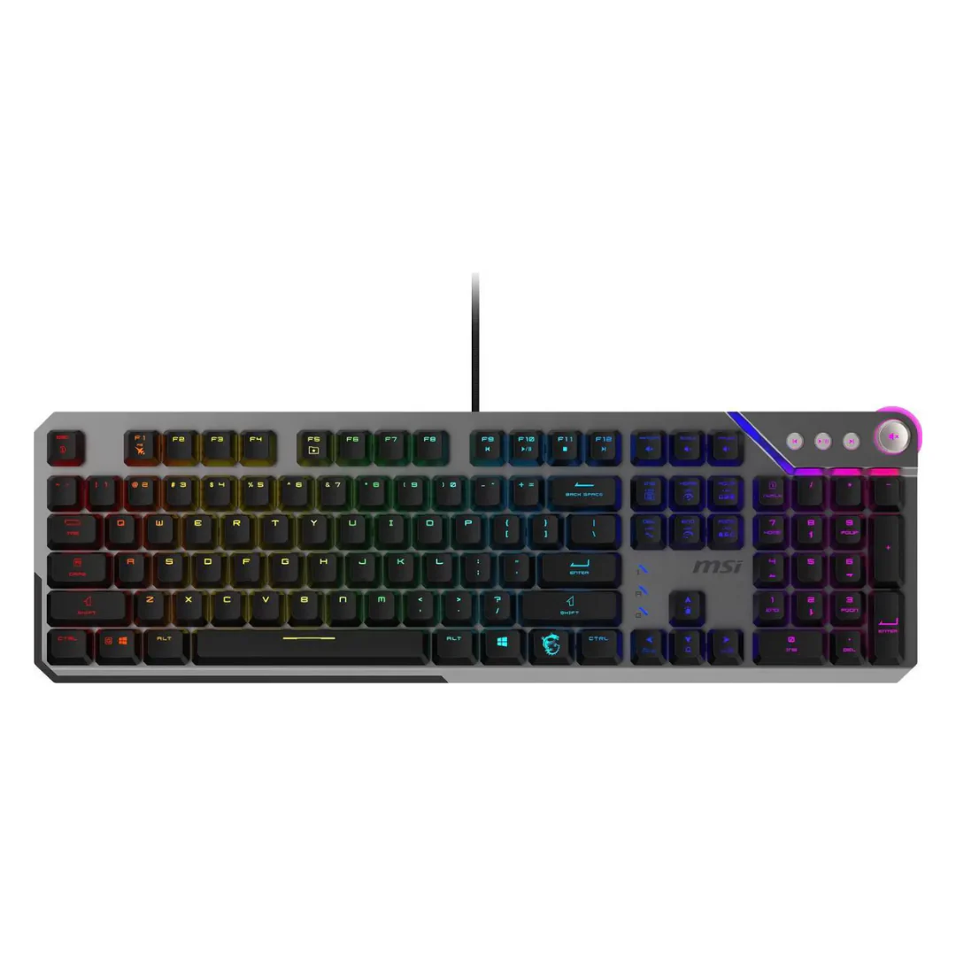 MSI Strike 600 Silent RGB Black Wireless Gaming Keyboard KAILH