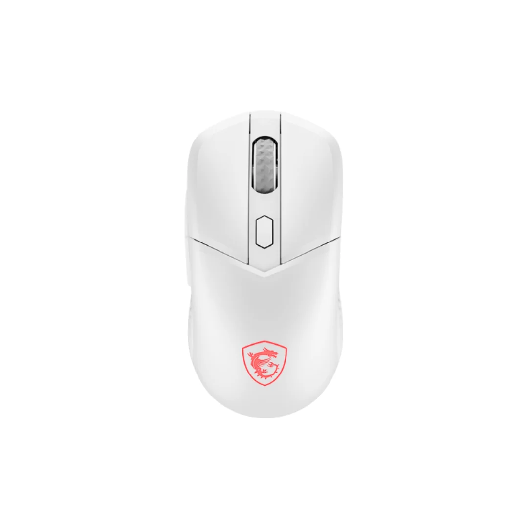 MSI Versa 300 Elite Wireless White Gaming Mouse