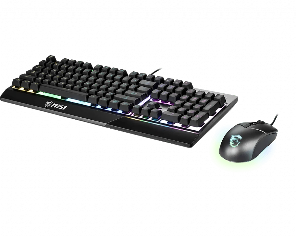 MSI Vigor GK30 RGB Backlit Membrane + Clutch GM11 BLACK Gaming Keyboard and Mouse Combo - Image 2