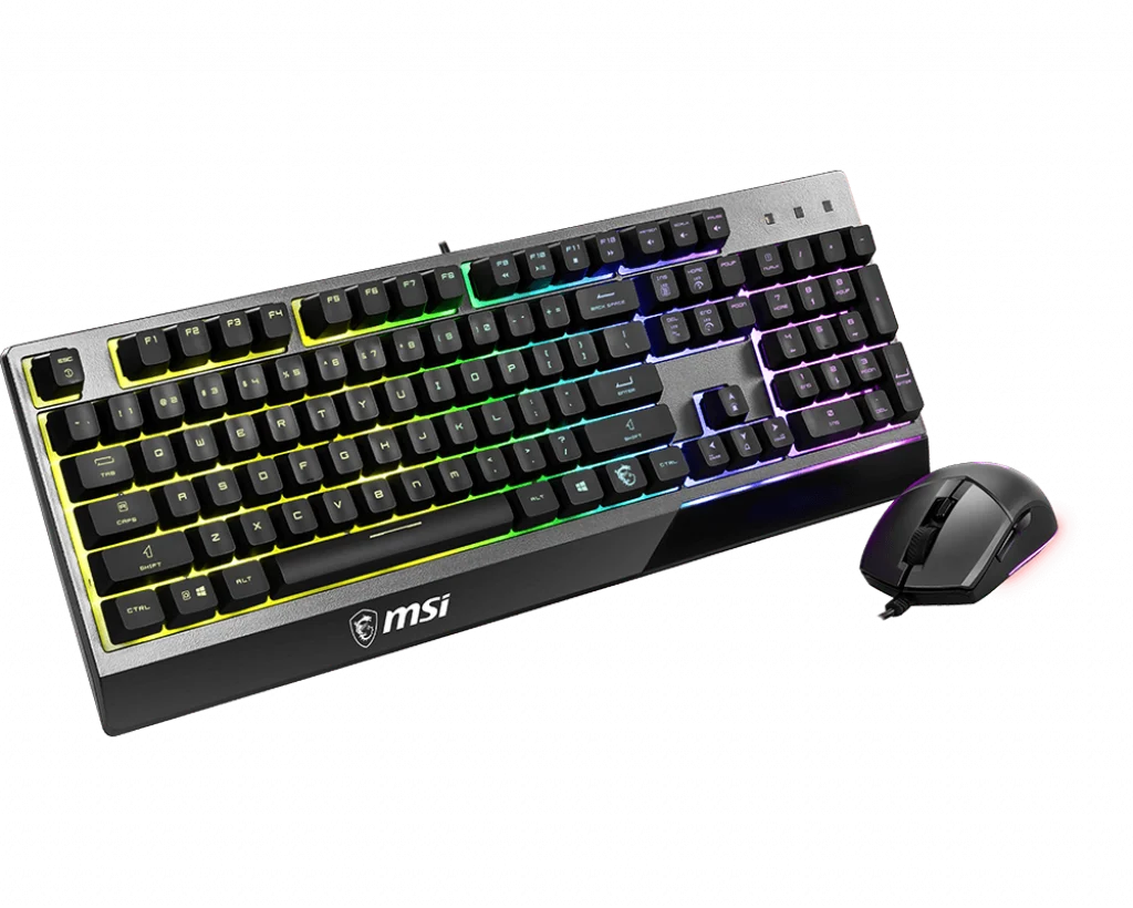 MSI Vigor GK30 RGB Backlit Membrane + Clutch GM11 BLACK Gaming Keyboard and Mouse Combo - Image 3