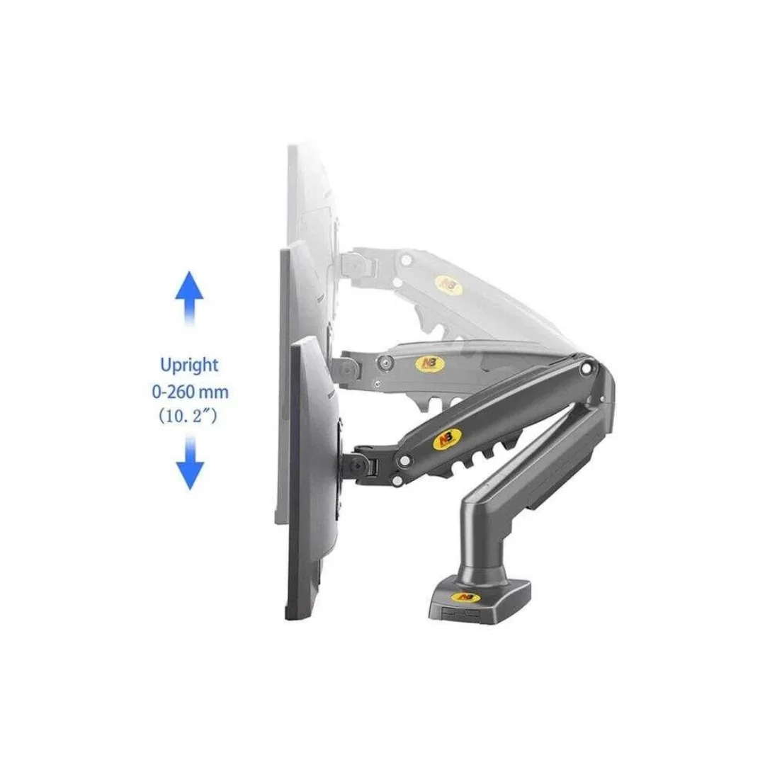North Bayou F80 Single Deskmount 17-30" (75x100) 2-9kg ( No Box ) - Image 4