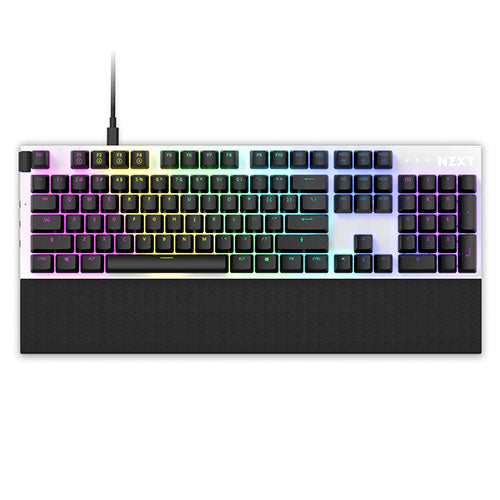 NZXT Function Full Gateron Red Hot-swappable BLACK KB-1FSUS-BR / WHITE KB-1FSUS-WR - Image 2