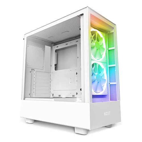 NZXT H5 Elite TG ATX 1x120mm 2x140mm USB3 1C 1A Mid-Tower Case (Black CC-H51EB-01 / White CC-H51EW-01) - Image 2