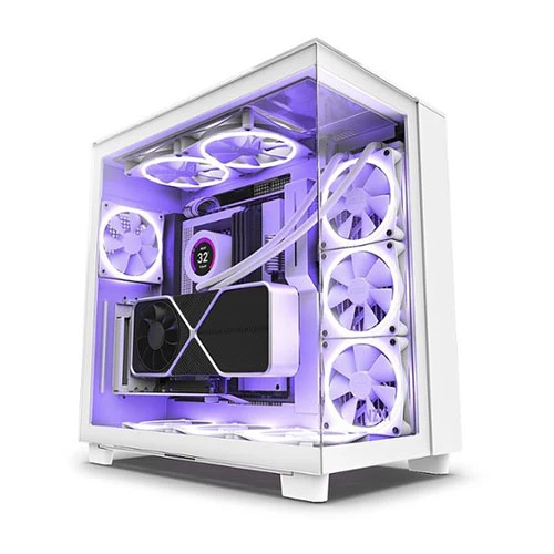 NZXT H9 Elite TG 4x120mm USB-C 1A ATX Case ( Black CM-H91EB-01 | White CM-H91EW-01 ) - Image 2