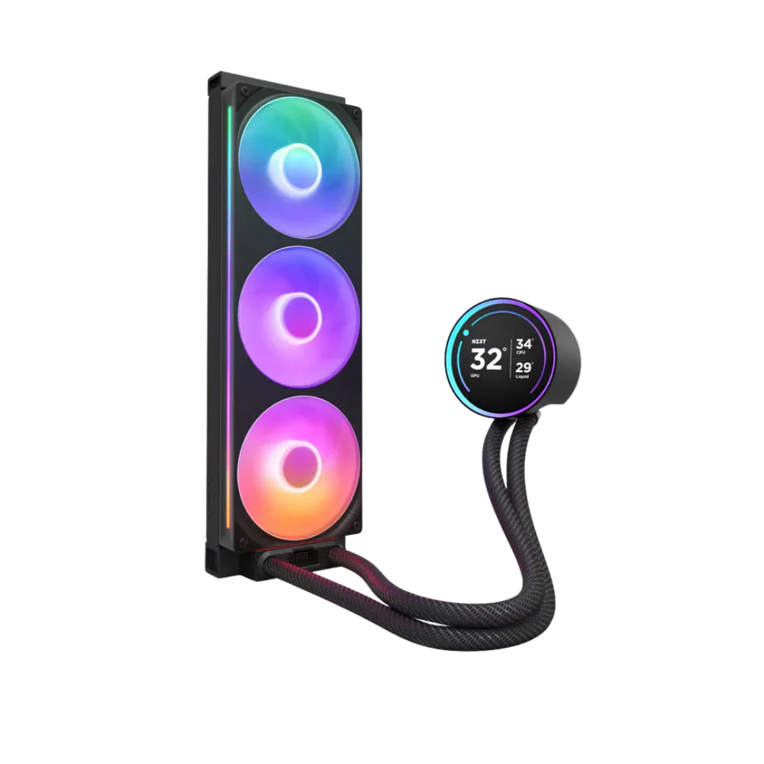 NZXT Kraken Elite 360 V2 RGB Black 360mm CPU AIO Cooler RL-KR36E-B2 - Image 2