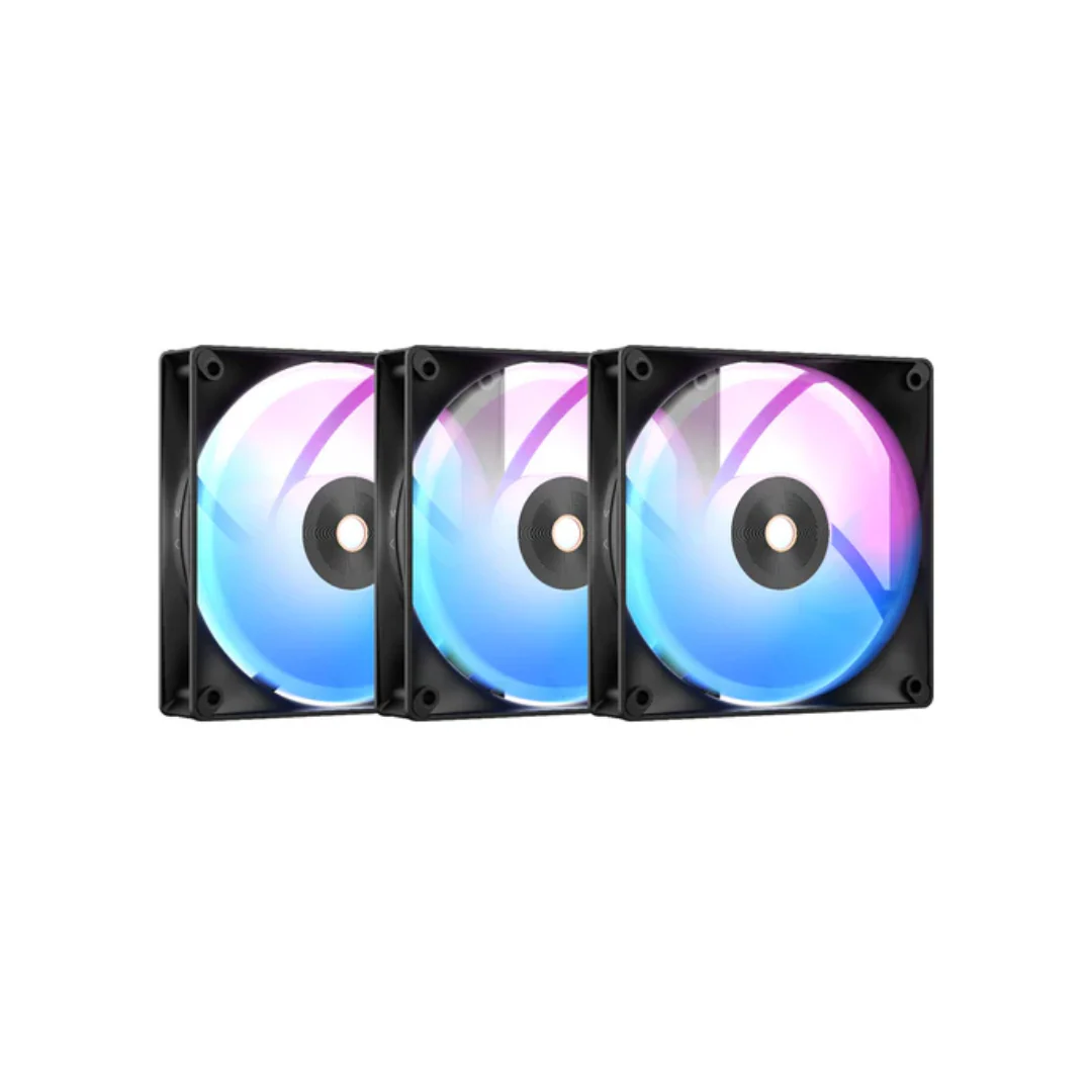 Ocypus Delta F12 ARGB 120mm PWM Fan - Triple Pack F12-WH3AM00X-GL | F12-BK3AM00X-GL - Image 2