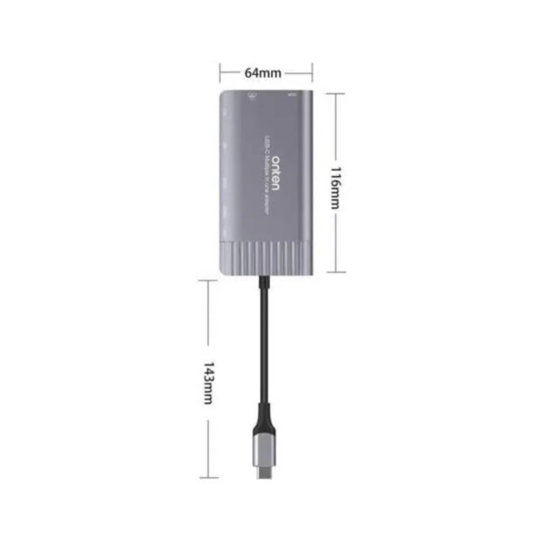 ONTEN TYPE-C MULTI FUNCTION DOCK STATION - Image 4