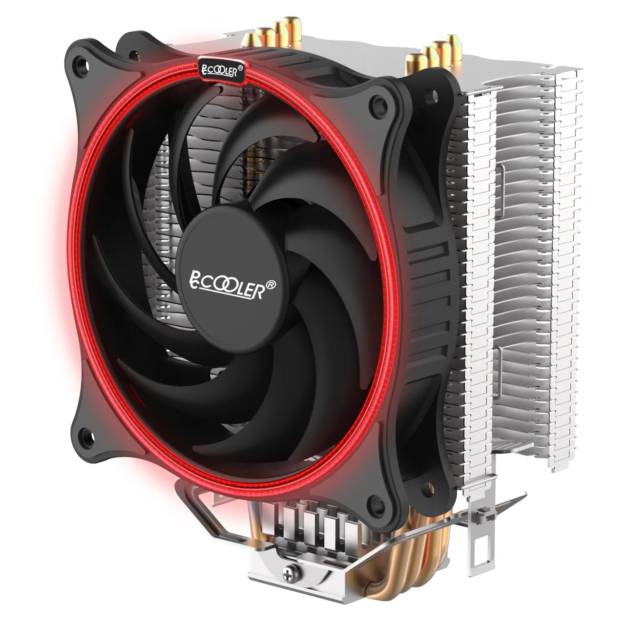 PCcooler GI-UX4 CPU Cooler ( Blue | Red ) - Image 2