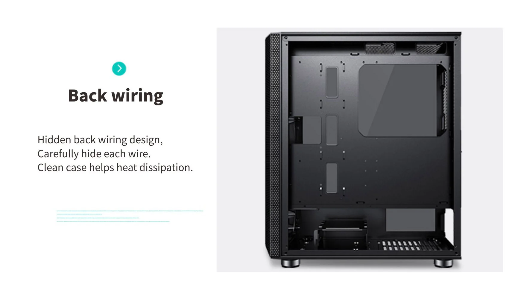 PCcooler GAME 7 Black ATX TG Mid Tower Case (with 4*120mm FX-120 3 DYNAMIC COLOR 120mm Fan) - Image 9