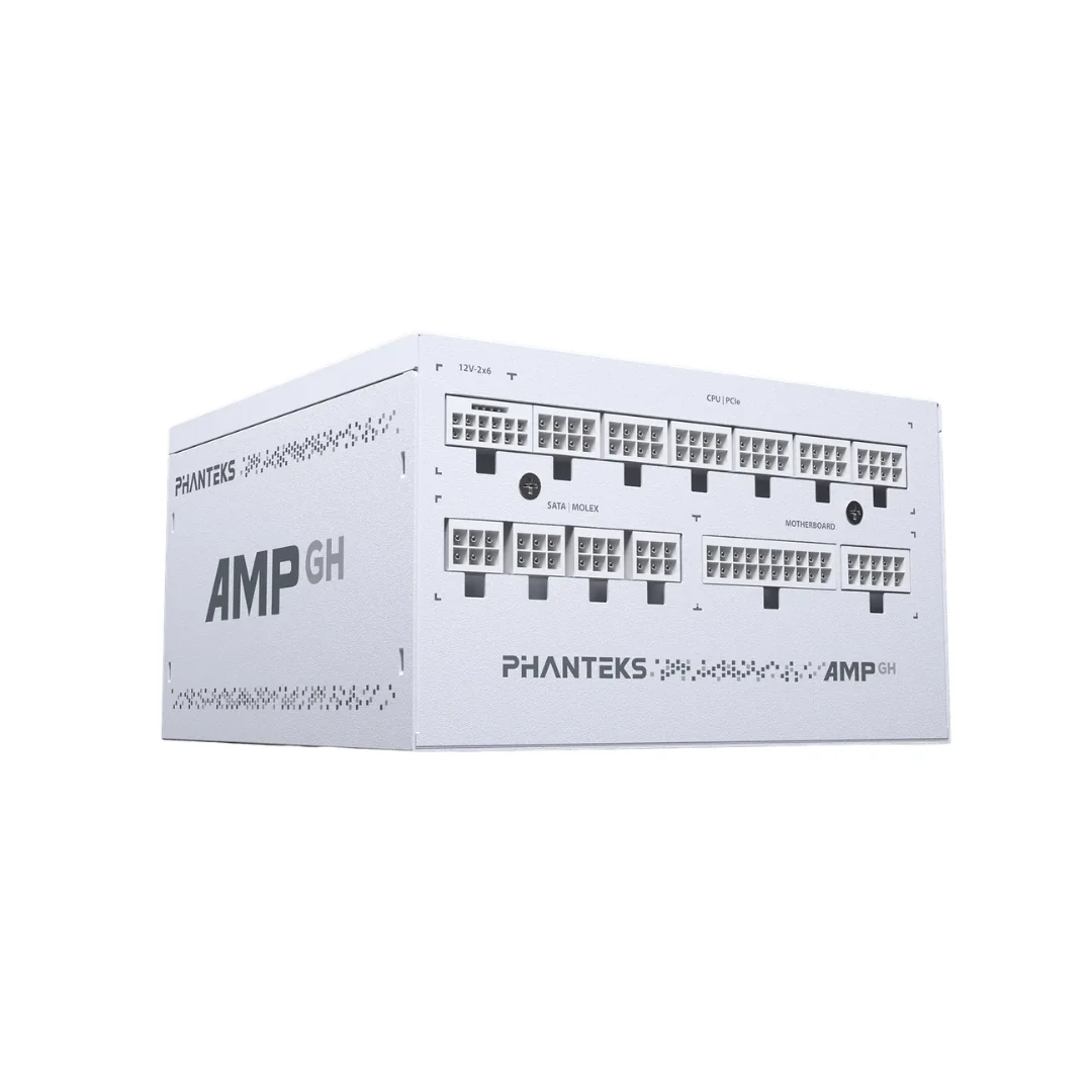 Phanteks AMP GH 1200W Platinum PCIe5 White Power Supply PH-P1200GH_WT02