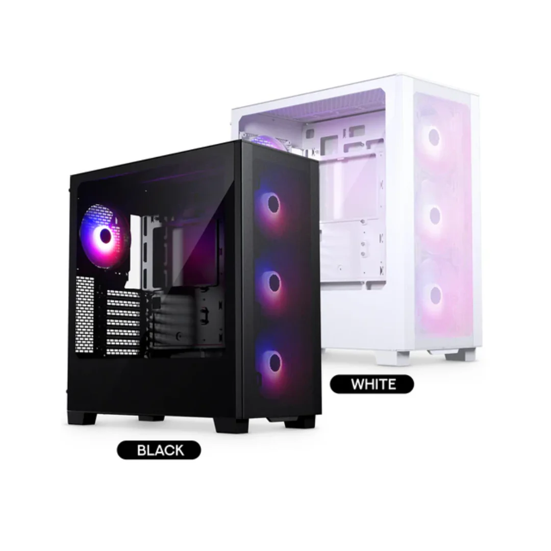 Phanteks XT Pro Ultra Tempered Glass With 4X 140MM RGB Fan PC Case ( Black | White ) - Image 3