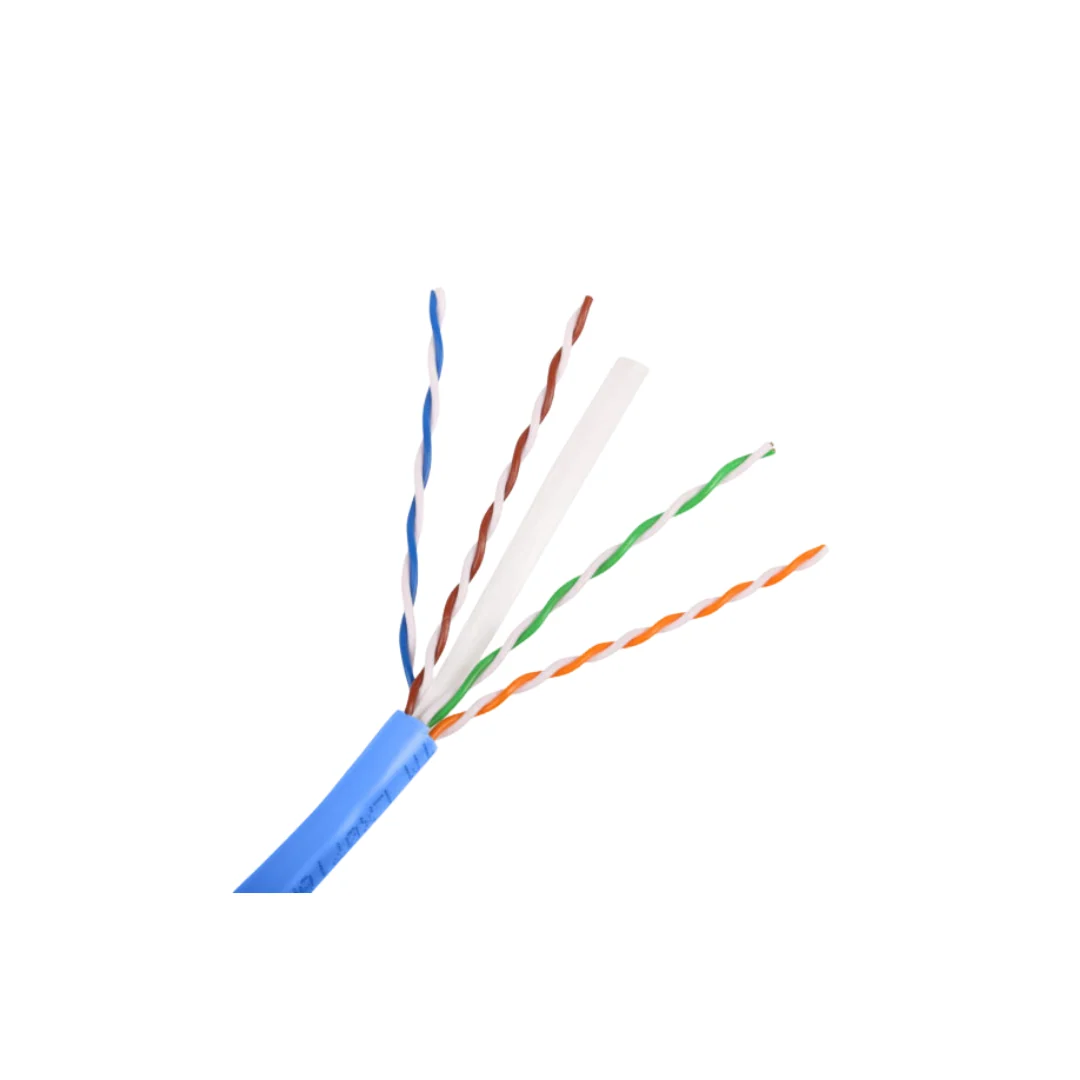 PowerLogic Cat6 Indoor 100m UTP Lan Cable Copper Clad 24AWG .45 CCA Blue - Image 2