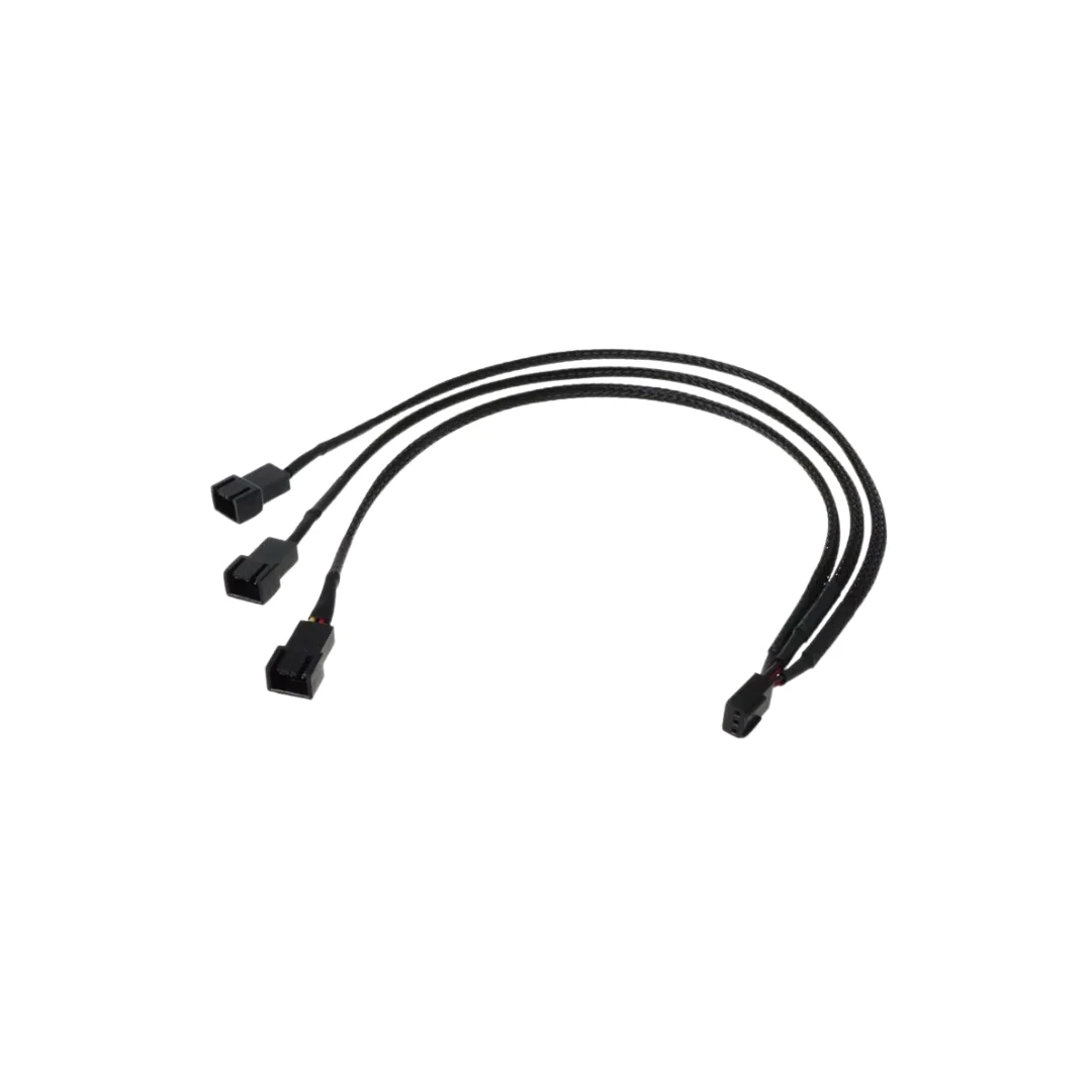 PWM TO 3 WAY 3pin / 4pin Power Fan Splitter Cable