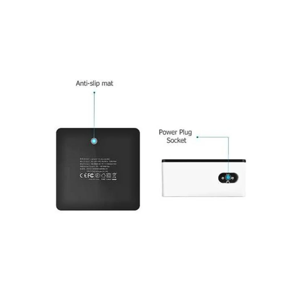 QICENT 4 Port USB Charger Black DC-4U-US-BK - Image 3