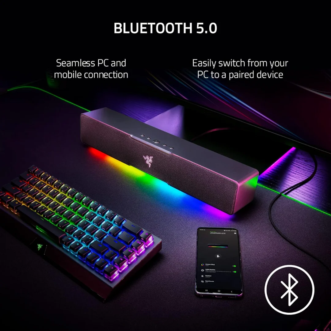 Razer Leviathan V2 X PC Gaming Soundbar RZ05-04280100-R3M1 - Image 2