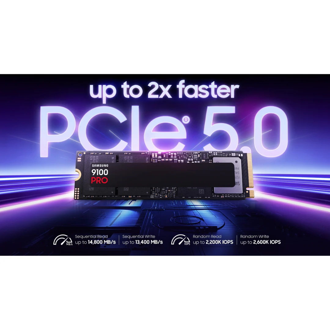Samsung 9100 Pro M.2 NVMe SSD PCIe 5.0 x4 ( 1TB MZ-VAP1T0BW | 2TB MZ-VAP2T0BW ) - Image 6