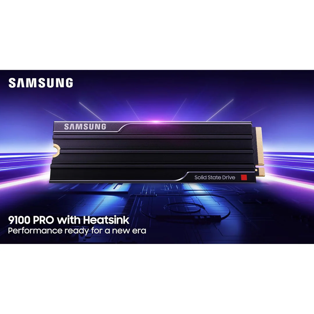 Samsung 9100 Pro M.2 PCIe 5.0 x4 NVMe SSD with Heatsink ( 1TB MZ-VAP1T0CW | 2TB MZ-VAP2T0CW ) - Image 5