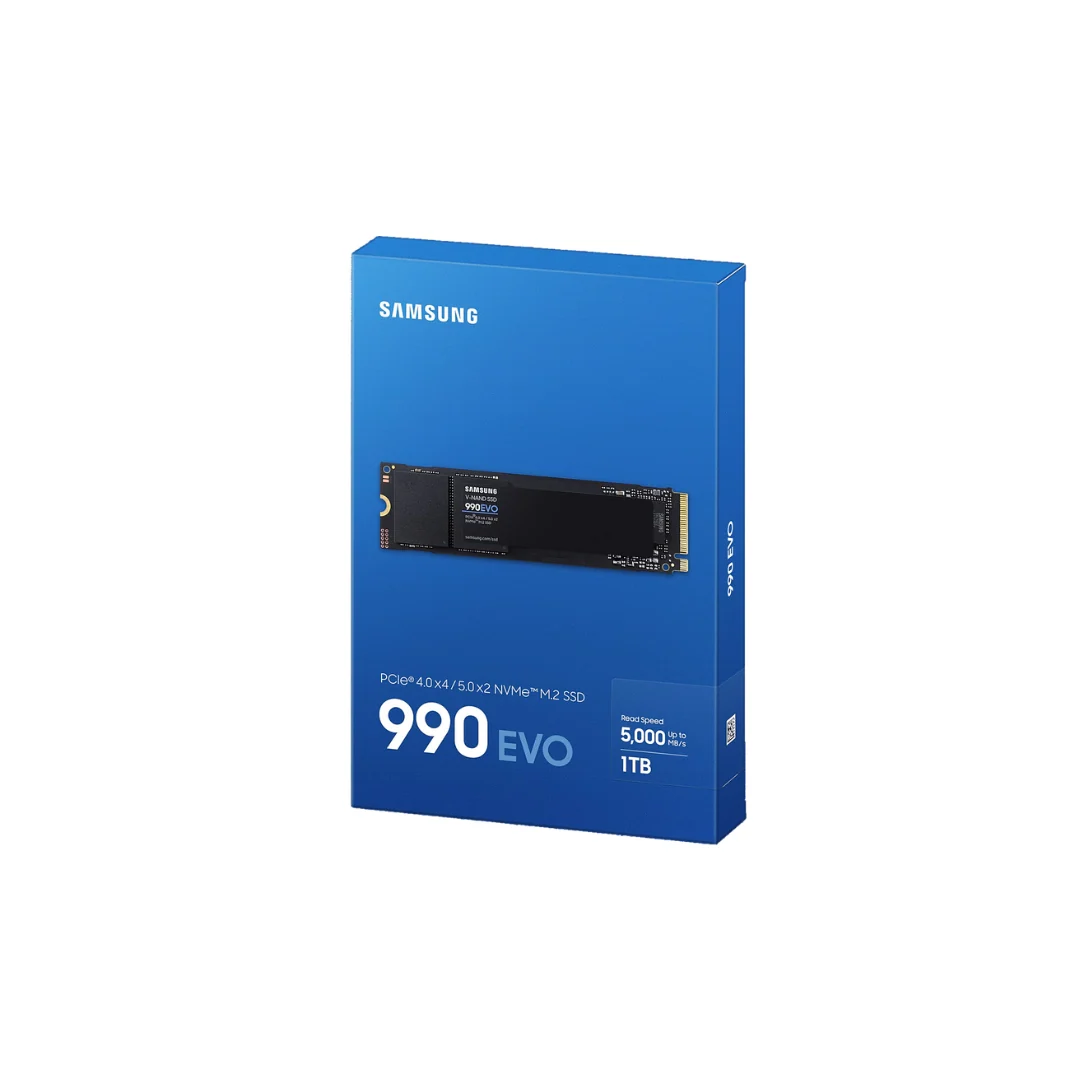 Samsung 990 EVO M.2 1TB PCIe 4.0 NVMe SSD MZ-V9E1T0BW