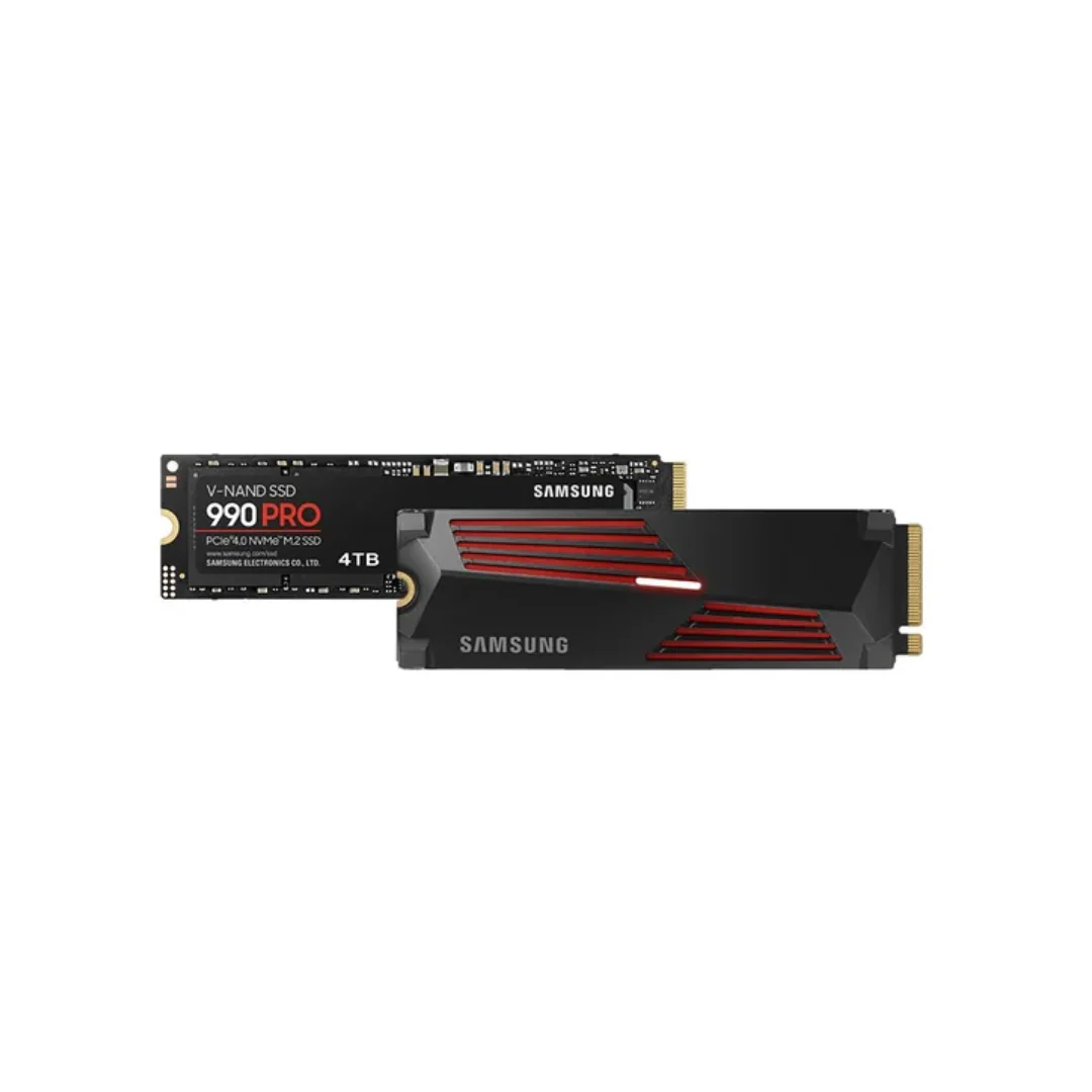 Samsung 990 Pro M.2 4TB NVME PCIE4.0 SSD MZ-V9P4T0BW Heatsink - Image 3