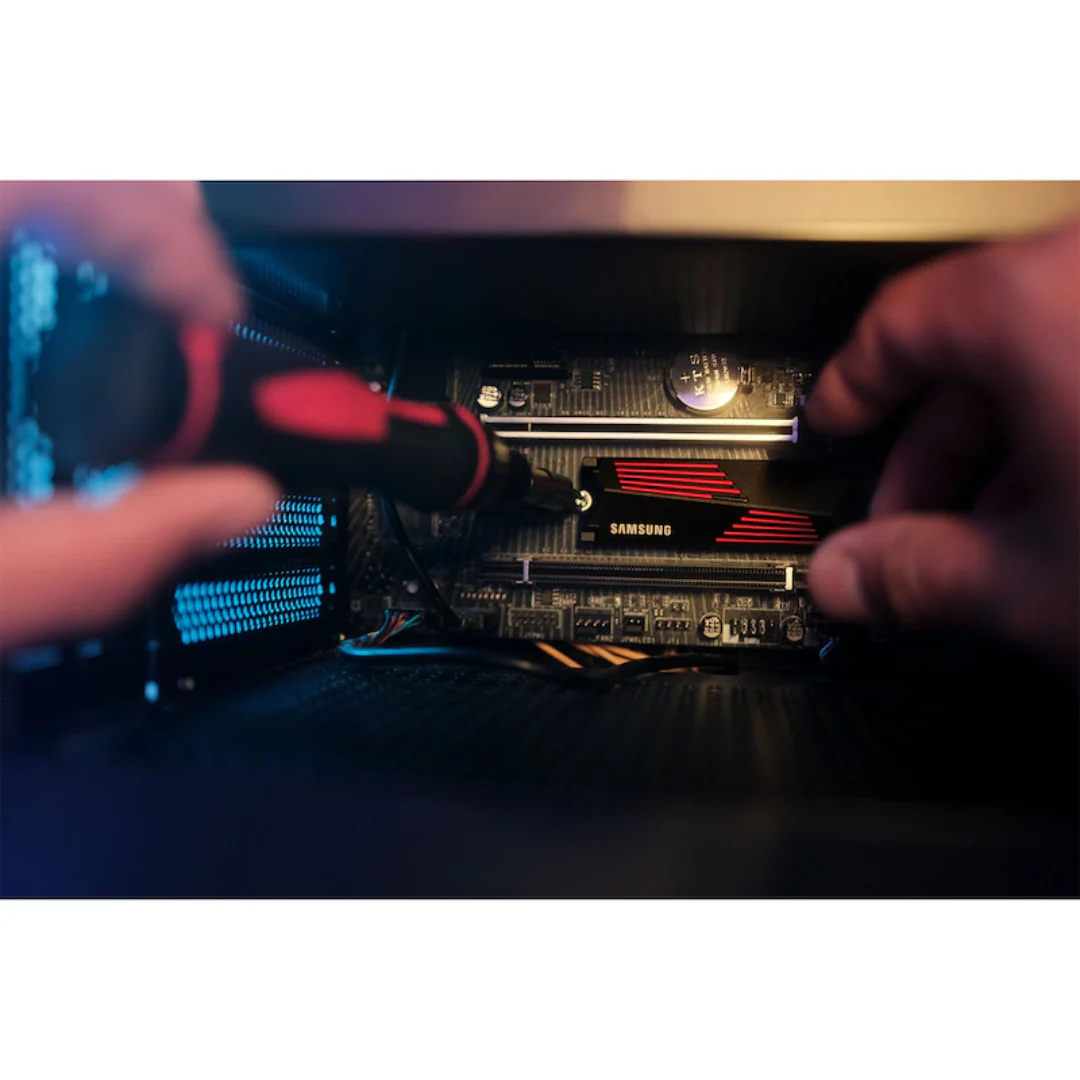 Samsung 990 Pro M.2 4TB NVME PCIE4.0 SSD MZ-V9P4T0BW Heatsink - Image 4