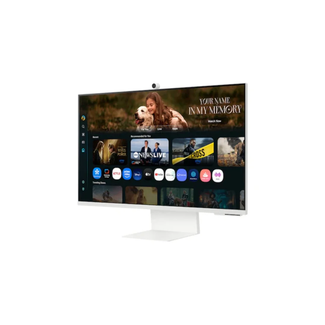Samsung M8 M80F LS32FM803UEXXP 32" VA 60Hz 4K 3840*2160 4ms GTG Vision AI Smart Monitor with Tilt, Pivot & Height Adjustment (White) - Image 3