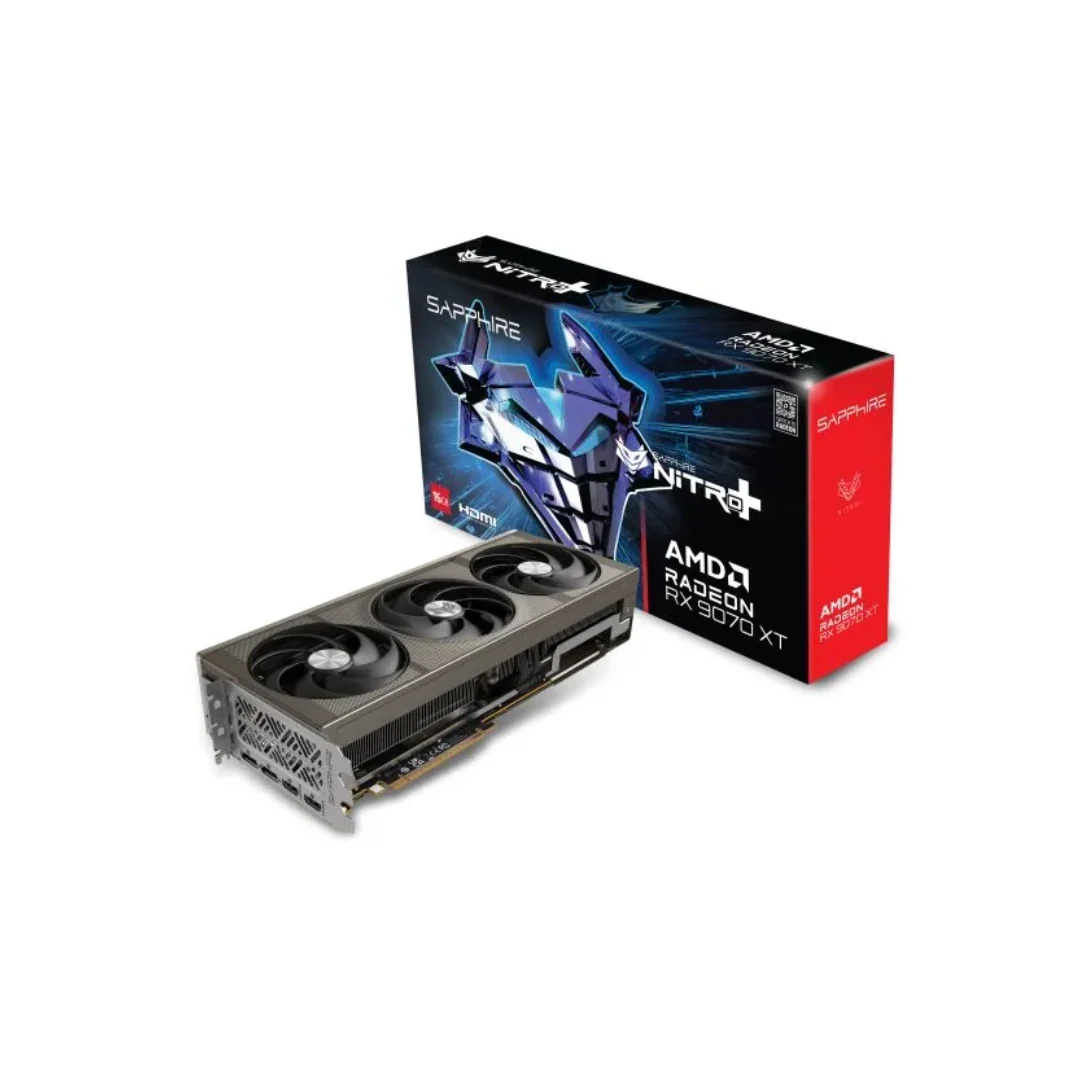 Sapphire Nitro+ RX 9070 XT OC 16G SPR-11348-01-20G Radeon Graphics Card