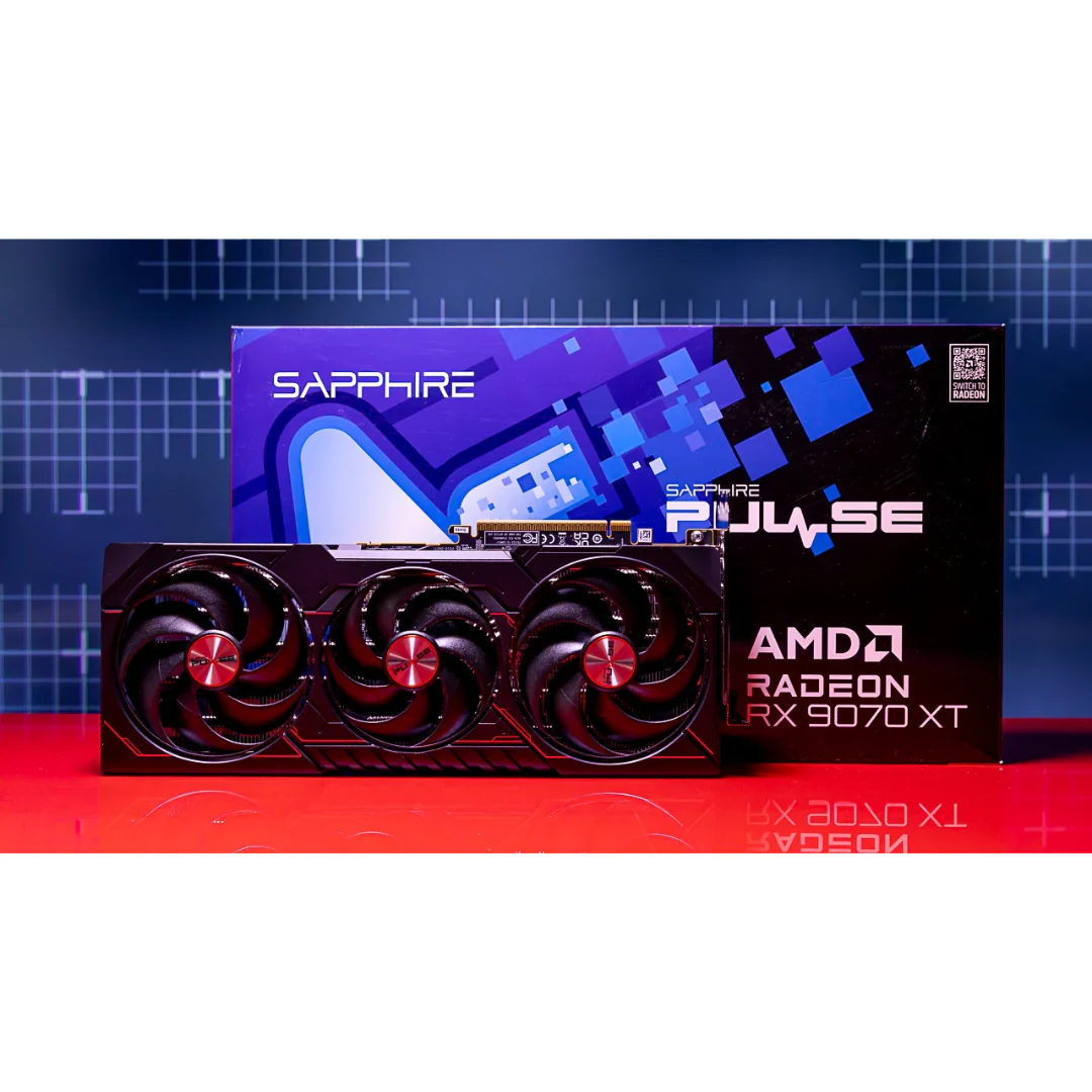 Sapphire Pulse RX 9070 XT Gaming SPR-11348-03-20G Radeon Graphics Card - Image 4
