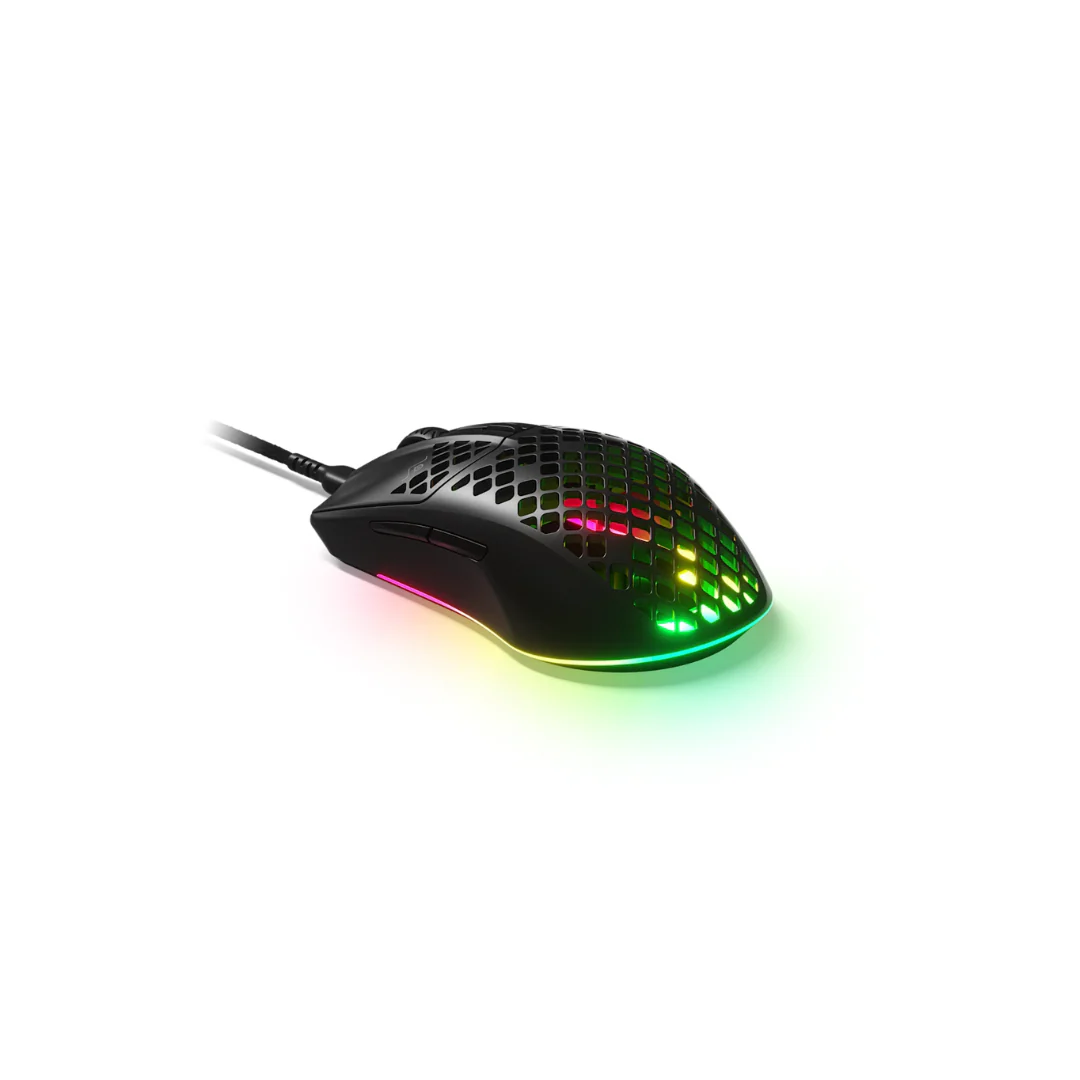 Steelseries Aerox 3 Wired 2022 Lightweight Black Gaming Mouse 62611 ( No Box ) - Image 2