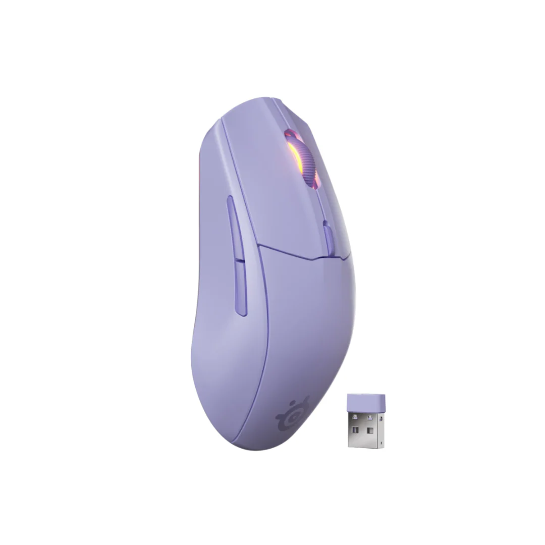 SteelSeries Rival 3 Gen 2 18K DPI Optical Sensor Lightweight Comfortable Wireless Gaming Mouse ( Aqua 62526 | Lavender 62525 ) - Image 3