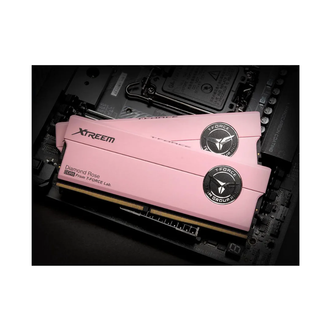 T-Force Delta 32G Dual Pink DDR5 7200MTs CL34 FFPD532G7200HC34ADC01 Desktop Memory - Image 4