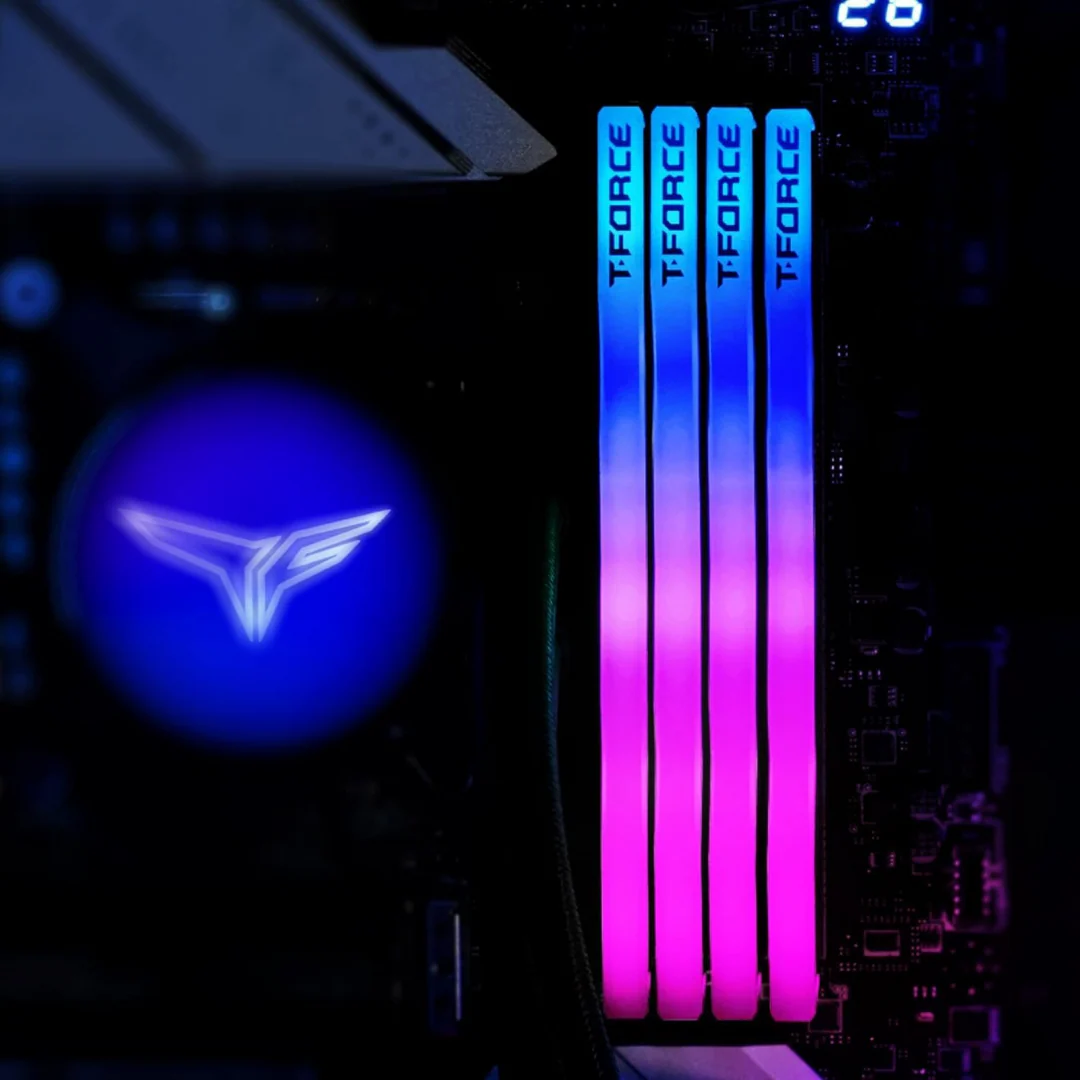T-Force Delta RGB 16GB DUAL Black DDR5 5200MT/s FF3D516G5200HC40CDC01 Desktop Memory - Image 4