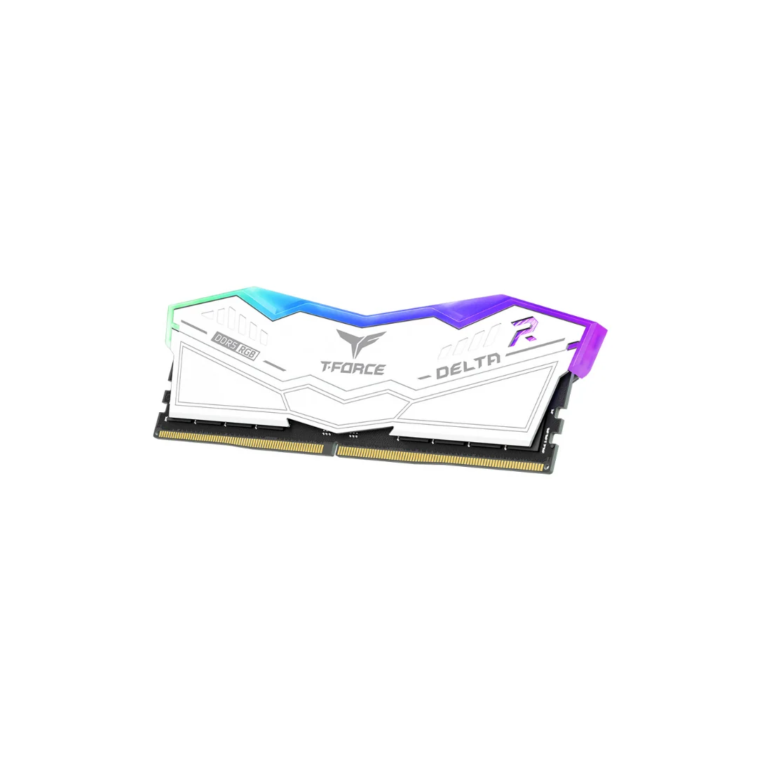 T-Force Delta RGB 32GB (2x16GB) White DDR5 5600MT/s CL36 Desktop Memory FF4D532G5600HC36BDC01 - Image 2