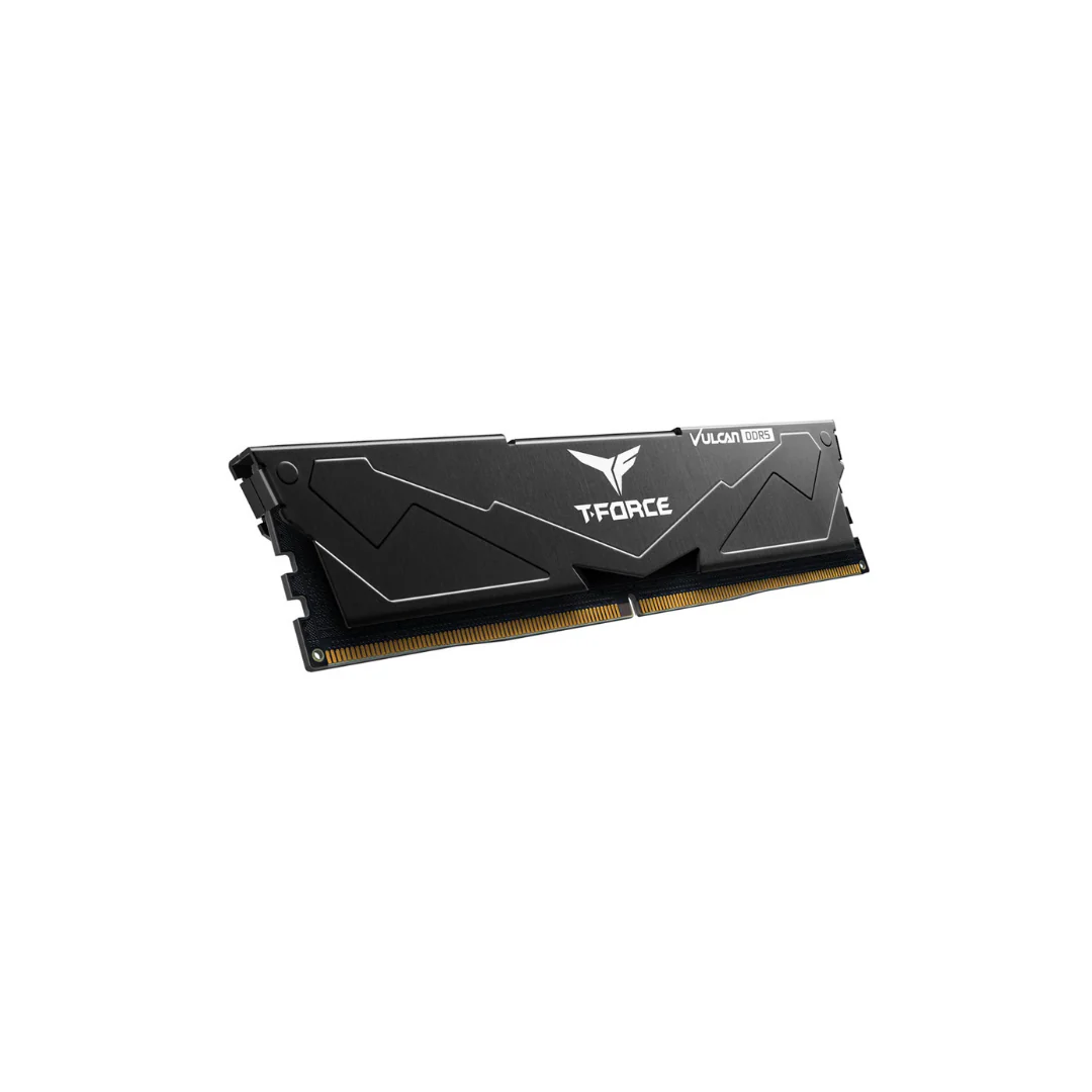 T-Force Vulcan 16GB 2x8G Black DDR5 5200MT/s Desktop Memory FLBD516G5200HC40CDC01 - Image 3