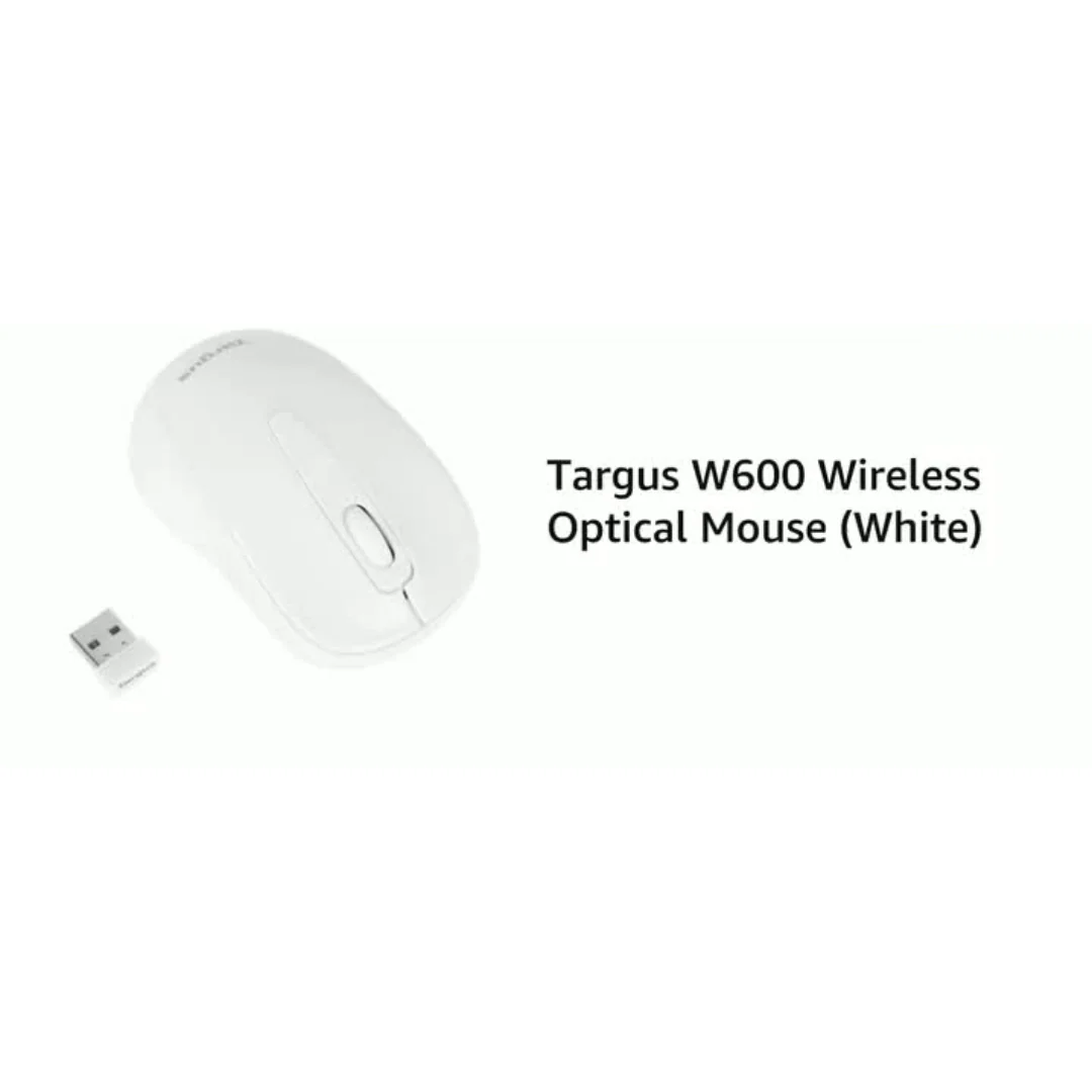 Targus W600 White Wireless Optical Mouse AMW60001AP - Image 4