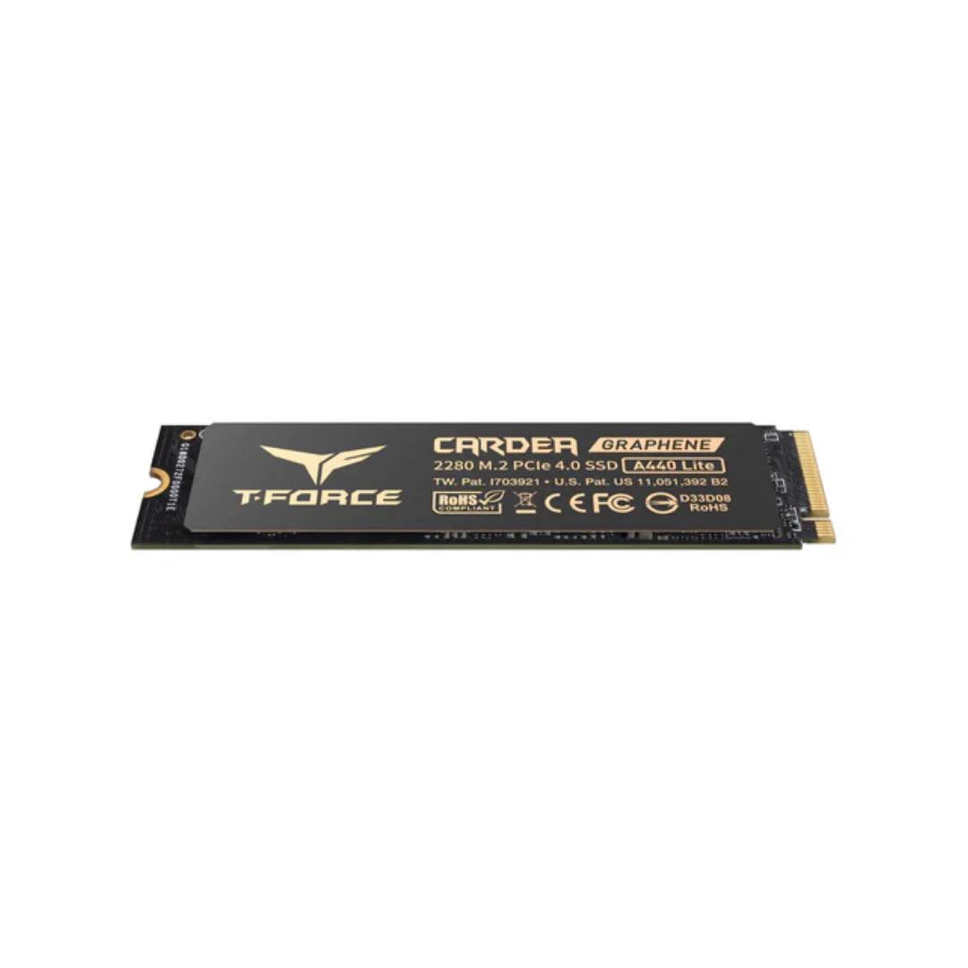 TeamGroup T-Force Cardea A440 Lite M.2 512GB 2280 PCIe Gen4 x4 NVMe 7400MB/s Read Gaming SSD with Graphene Heat Sink TM8FFQ512G0C129 - Image 2