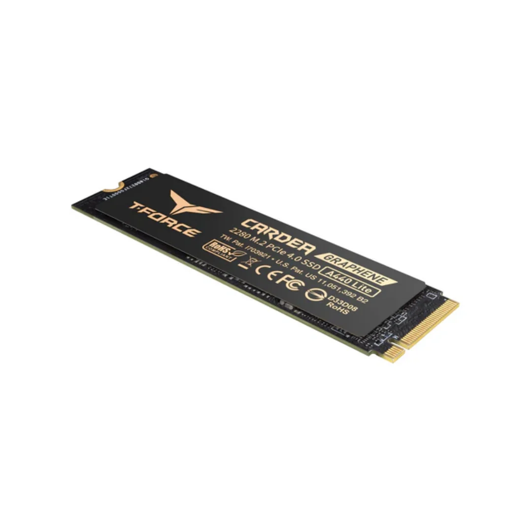 TeamGroup T-Force Cardea A440 Lite M.2 512GB 2280 PCIe Gen4 x4 NVMe 7400MB/s Read Gaming SSD with Graphene Heat Sink TM8FFQ512G0C129 - Image 3