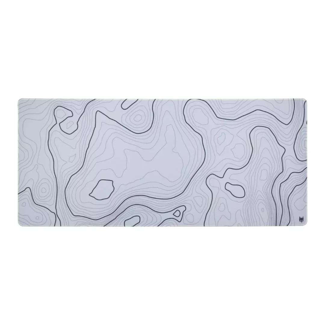 Tecware Haste XXL TOPO Gaming Mousepad 900x400x3mm ( Black | White ) - Image 2