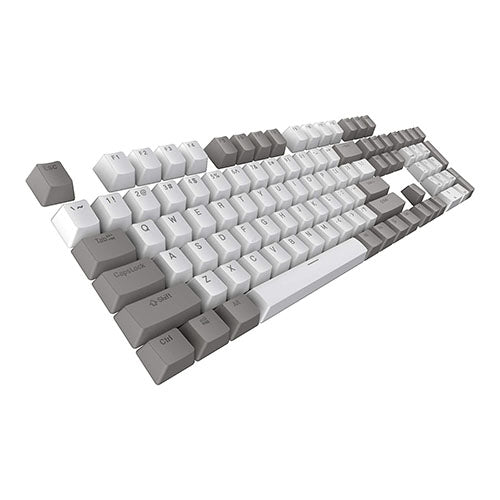 Tecware PBT BACKLIT 112 Keycap Set ( Black-Grey | White Grey )