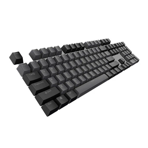 Tecware PBT BACKLIT 112 Keycap Set ( Black-Grey | White Grey ) - Image 2